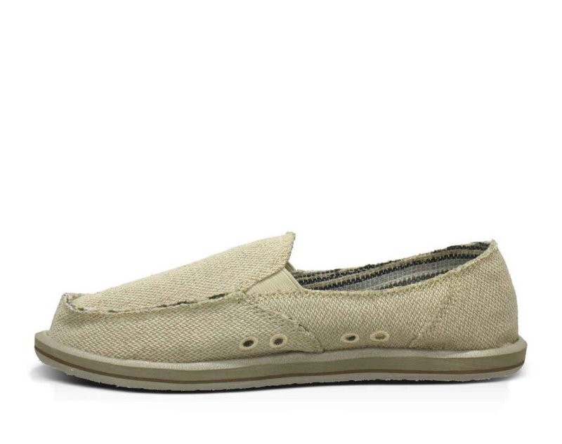 Sanuk Donna Hemp Women's Shoes Beige | Canada 154GSO